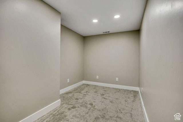 8689 W Edith Dr, Magna, UT 84044 - empty room featuring baseboards, recessed lighting, and carpet flooring