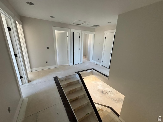 698 N Sunset Dr, Morgan, UT 84050 - unfurnished bedroom featuring attic access and baseboards