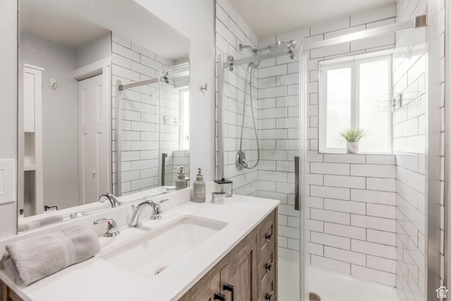 2237 Samak Park Ct Unit 4, Kamas, UT 84036 - bathroom featuring a shower stall and vanity