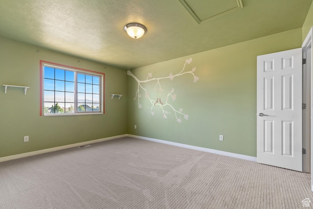 2271 W Pointe Meadow Dr N, Lehi, UT 84043 - unfurnished room featuring light carpet, baseboards, and a textured ceiling