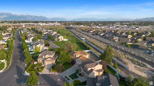 2271 W Pointe Meadow Dr N, Lehi, UT 84043 - aerial overview of property's location featuring nearby suburban area and mountains
