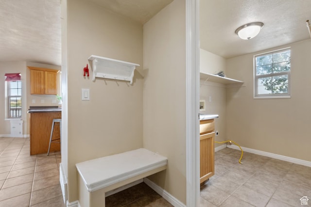 2271 W Pointe Meadow Dr N, Lehi, UT 84043 - mudroom with light tile patterned floors, healthy amount of natural light, and baseboards
