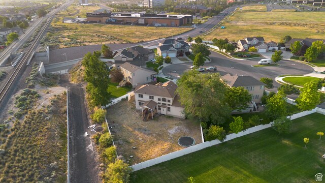 2271 W Pointe Meadow Dr N, Lehi, UT 84043 - aerial overview of property's location with nearby suburban area