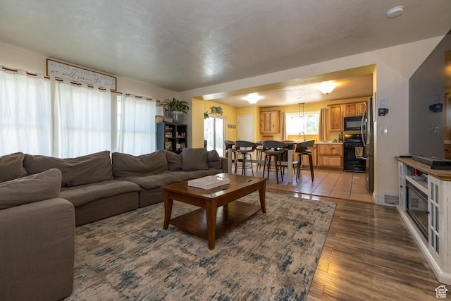 1250 N Lewis Peak Dr, Ogden, UT 84404 - living area with wood finished floors