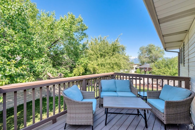 6767 S 1600 W, West Jordan, UT 84084 - deck with an outdoor living space