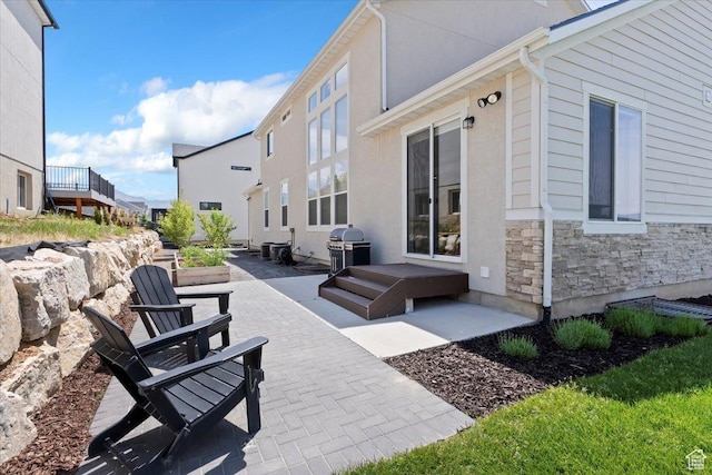1046 W Seasons View Ct, Lehi, UT 84043 - view of patio featuring area for grilling