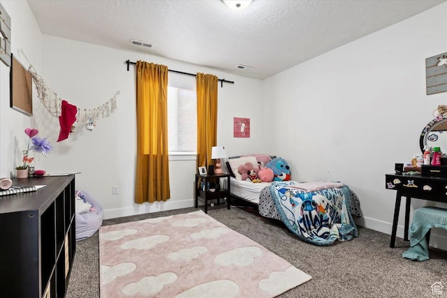 1046 W Seasons View Ct, Lehi, UT 84043 - carpeted bedroom with a textured ceiling and baseboards