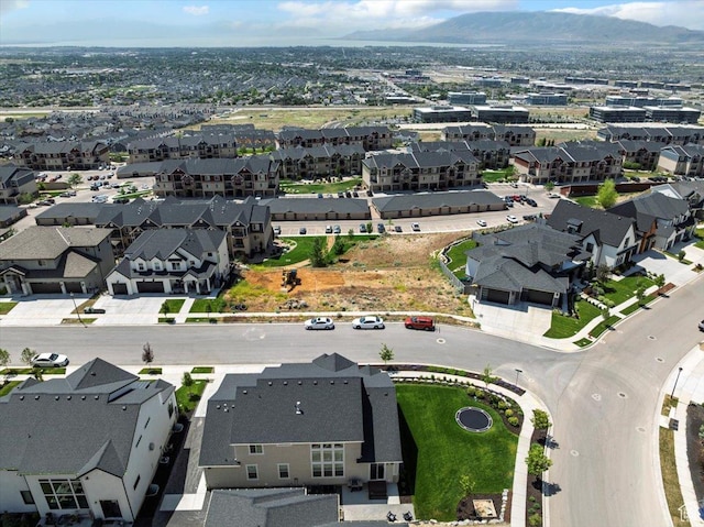 1046 W Seasons View Ct, Lehi, UT 84043 - aerial view of residential area with a mountain backdrop