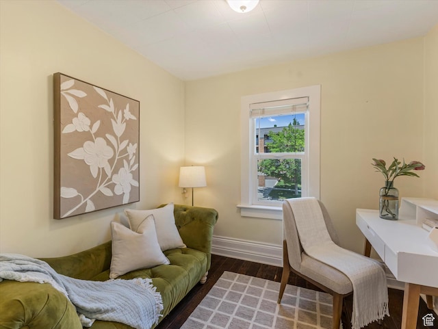 218 E Fifth Ave, Salt Lake City, UT 84103 - office area with wood finished floors and baseboards