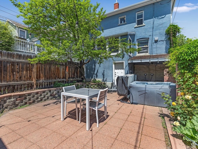 218 E Fifth Ave, Salt Lake City, UT 84103 - view of patio / terrace featuring outdoor dining space and a grill
