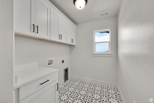 2279 E Ravine Rock Way, Draper, UT 84020 - washroom with hookup for an electric dryer, cabinet space, baseboards, and hookup for a washing machine