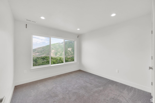 2279 E Ravine Rock Way, Draper, UT 84020 - spare room featuring recessed lighting, carpet flooring, and baseboards