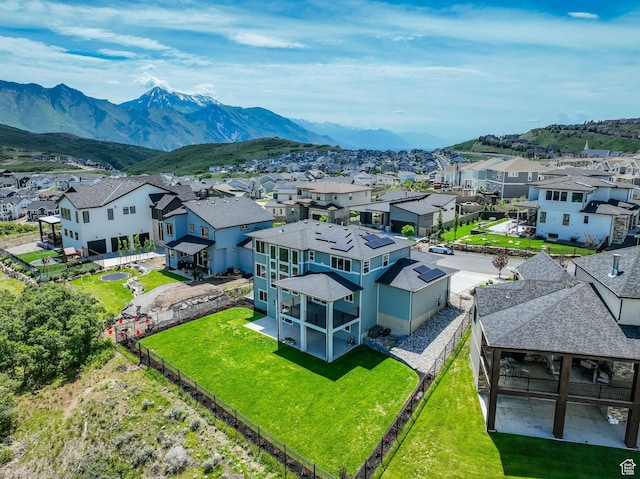 2279 E Ravine Rock Way, Draper, UT 84020 - aerial view of residential area with a mountain backdrop