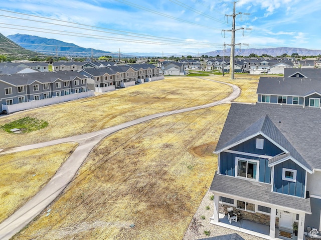 1323 S 3540 E, Spanish Fork, UT 84660 - aerial perspective of suburban area featuring a mountainous background
