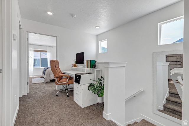 1323 S 3540 E, Spanish Fork, UT 84660 - carpeted home office with recessed lighting