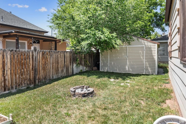 105 N 100 W, Richfield, UT 84701 - view of yard featuring a fire pit