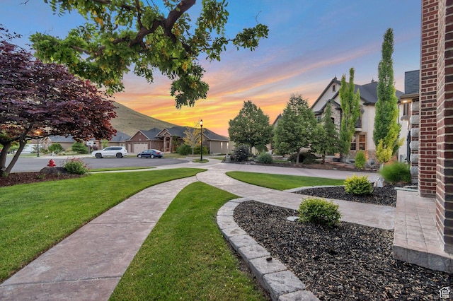 14709 S Cedar Knoll Cir, Herriman, UT 84096 - view of green lawn with a residential view
