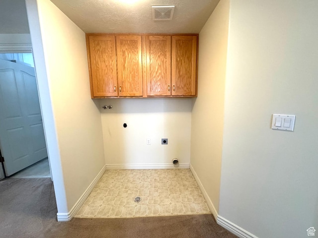 362 S Glen Cir E, Fruit Heights, UT 84037 - laundry area with hookup for an electric dryer, cabinet space, baseboards, and carpet