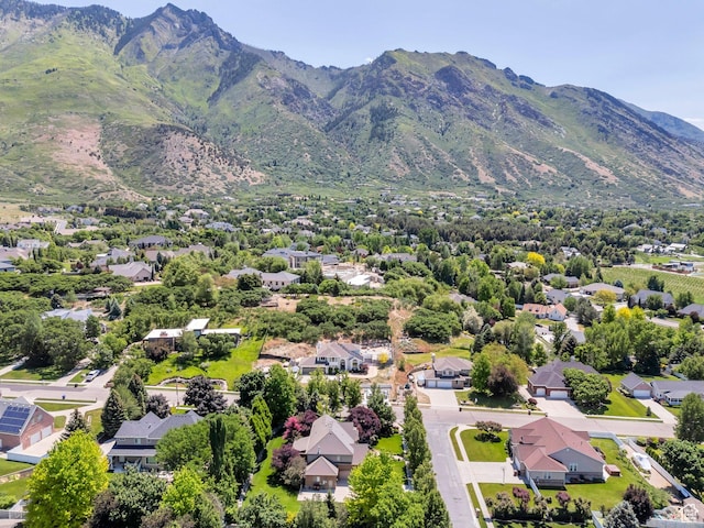 719 E Hampton Ct N, Alpine, UT 84004 - aerial view of residential area with a mountainous background