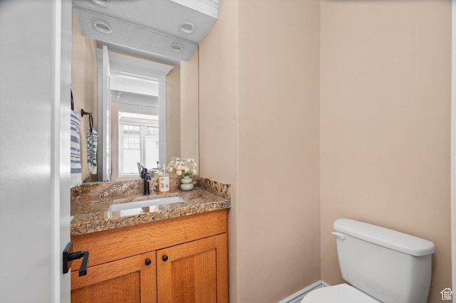 521 E 900 S, Salt Lake City, UT 84105 - half bathroom featuring toilet and vanity