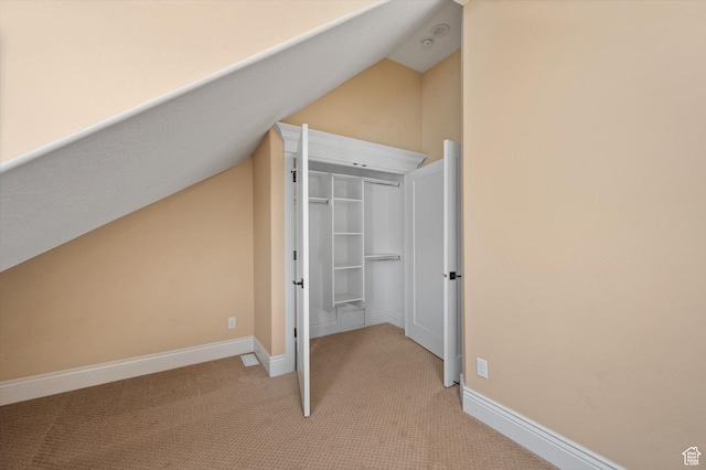 521 E 900 S, Salt Lake City, UT 84105 - bonus room featuring light carpet, lofted ceiling, and baseboards