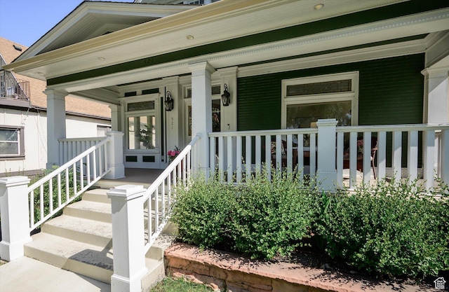 521 E 900 S, Salt Lake City, UT 84105 - doorway to property with covered porch
