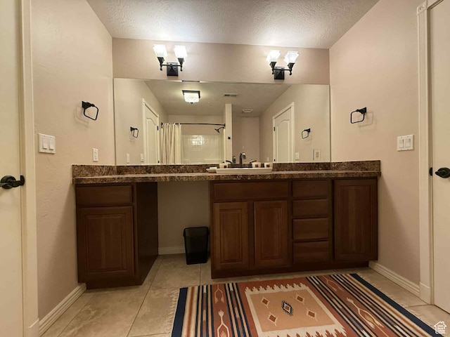 639 N 1550 E, Price, UT 84501 - bathroom featuring vanity, baseboards, a shower, and a textured ceiling