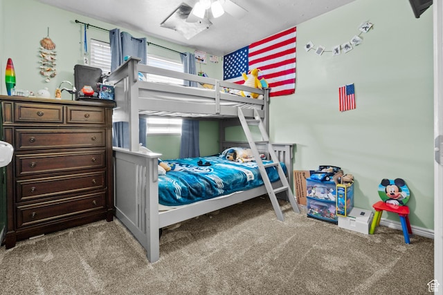 2456 W 1600 N, Clinton, UT 84015 - carpeted bedroom with ceiling fan