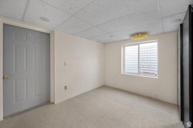 3139 S Timeron Dr, West Valley City, UT 84128 - unfurnished bedroom with carpet and a drop ceiling