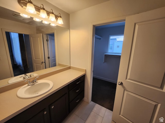 5103 W Laureston Way, Herriman, UT 84096 - bathroom featuring vanity and tile patterned floors