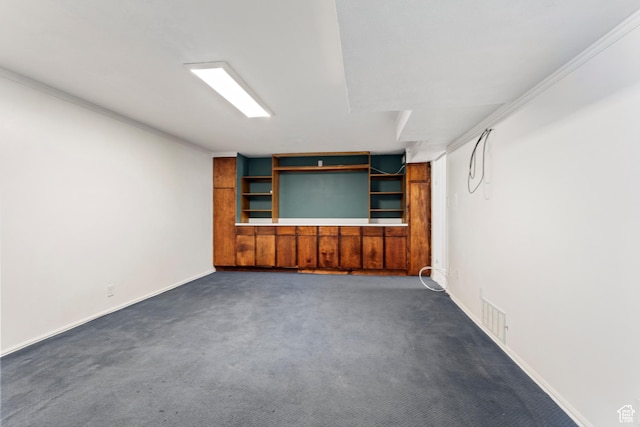 335 S 600 E, Smithfield, UT 84335 - finished below grade area featuring dark colored carpet, baseboards, and crown molding