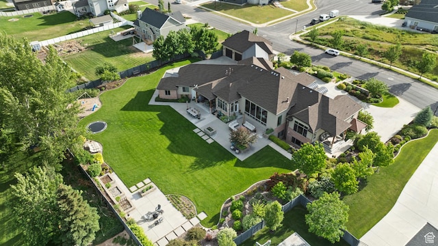 1827 S Hillcrest Cir, Mapleton, UT 84664 - aerial view of property's location with nearby suburban area