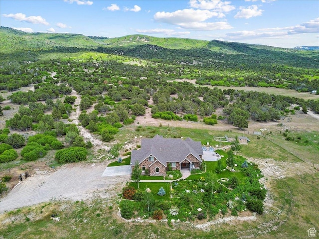 11730 E 24200 N, Fairview, UT 84629 - aerial view of property and surrounding area with a mountainous background