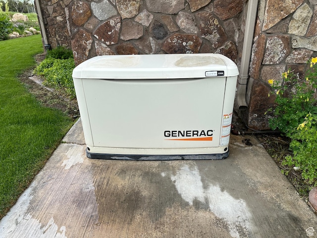 11730 E 24200 N, Fairview, UT 84629 - exterior view of a power unit and stone siding