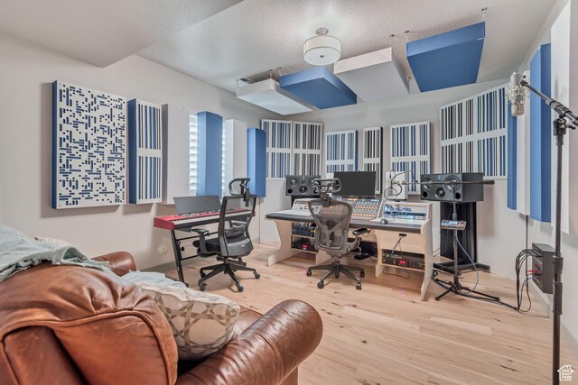 11579 S Pebble Pond Rd, South Jordan, UT 84009 - home office featuring wood finished floors