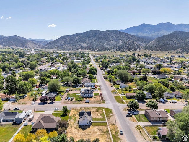 195 E 200 S, Nephi, UT 84648 - aerial view of residential area with mountains
