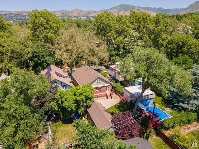 1146 E Harvard Ave S, Salt Lake City, UT 84105 - bird's eye view of a heavily wooded area and a mountain backdrop
