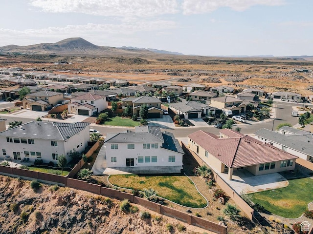583 N Staci Dr, Hurricane, UT 84737 - aerial perspective of suburban area with a mountain backdrop