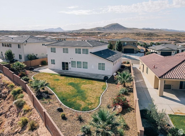 583 N Staci Dr, Hurricane, UT 84737 - aerial view of residential area featuring mountains