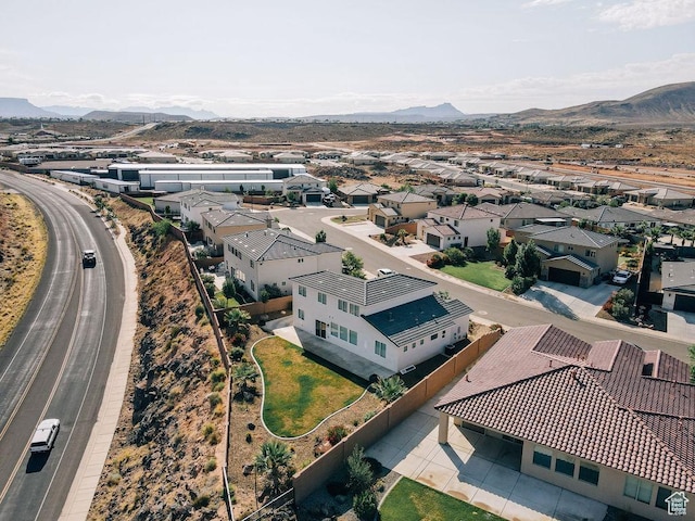 583 N Staci Dr, Hurricane, UT 84737 - aerial view of residential area with a mountainous background