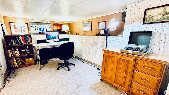 74 W Quayle Ave S, Salt Lake City, UT 84115 - office with wallpapered walls and light colored carpet