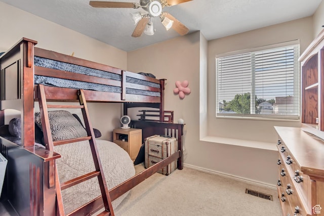 8465 S 1670 W, West Jordan, UT 84088 - bedroom featuring carpet, baseboards, a ceiling fan, and a textured ceiling