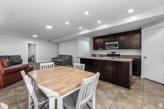 3946 W Birmingham Cir S, Jordan, UT 84009 - dining space with recessed lighting