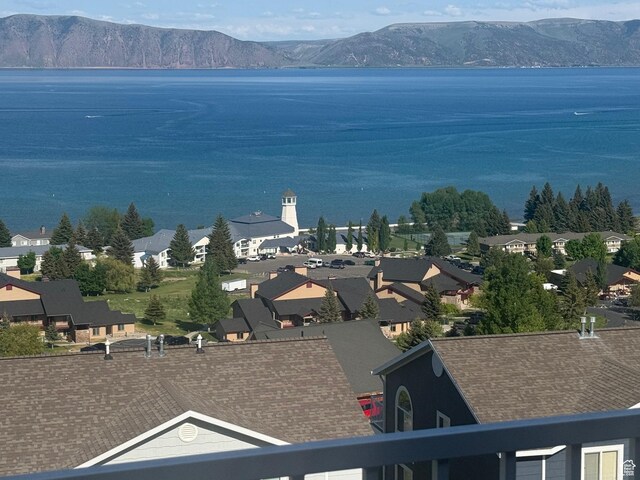 941 N Newberg Pl Unit 2, Garden City, UT 84028 - water view featuring mountains and nearby suburban area