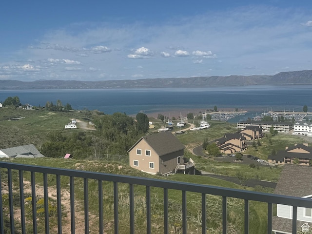 941 N Newberg Pl Unit 2, Garden City, UT 84028 - water view featuring a mountainous background