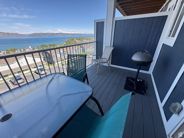 941 N Newberg Pl Unit 2, Garden City, UT 84028 - balcony with a water and mountain view
