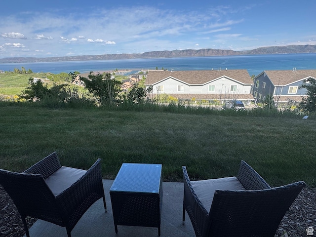 941 N Newberg Pl Unit 2, Garden City, UT 84028 - view of yard featuring a water and mountain view