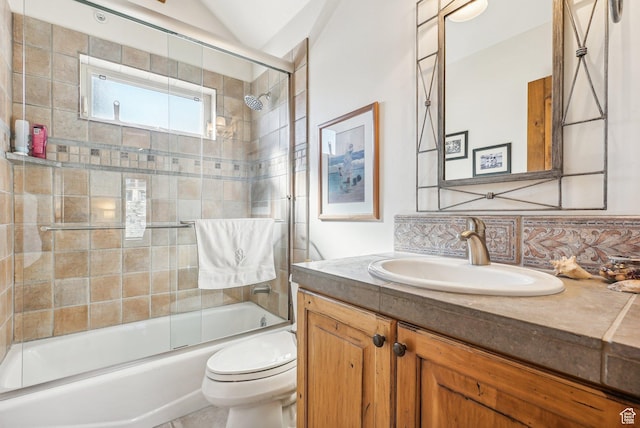 3239 Mountain Top Ln, Park City, UT 84060 - full bathroom featuring toilet, vanity, and combined bath / shower with glass door