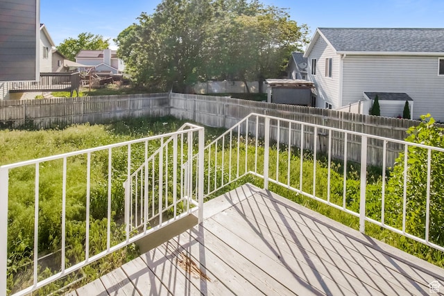 2802 W 4375 S, Roy, UT 84067 - wooden deck featuring a fenced backyard
