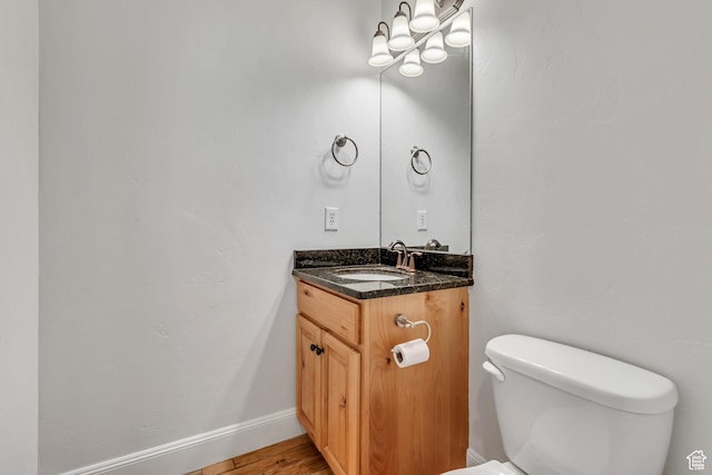 1498 W Mule Train Dr, Bluffdale, UT 84065 - half bath with toilet, vanity, and baseboards